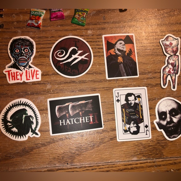 Bundle of horror themed stickers - Picture 1 of 1